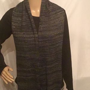 Gold Metal One Size Fits Most Women’s Scarf Multi